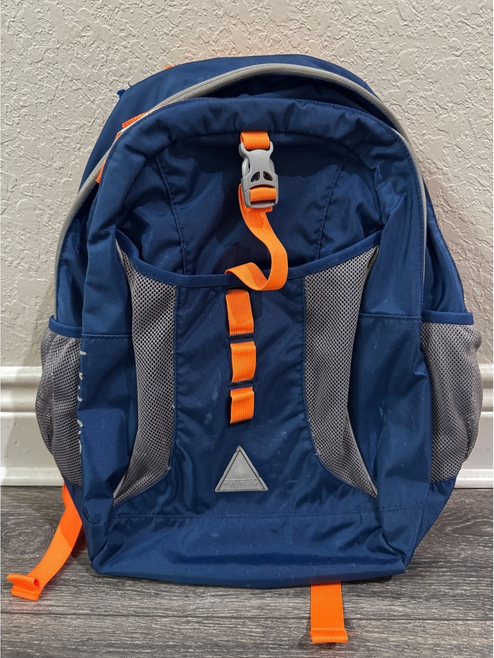 L.L.Bean Explorer Backpack 25L Blue Orange Kids School Travel Hiking Daypack